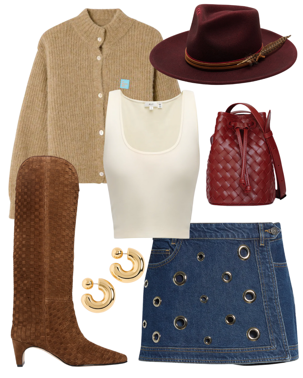 STL East Cardigan in Sable Chine