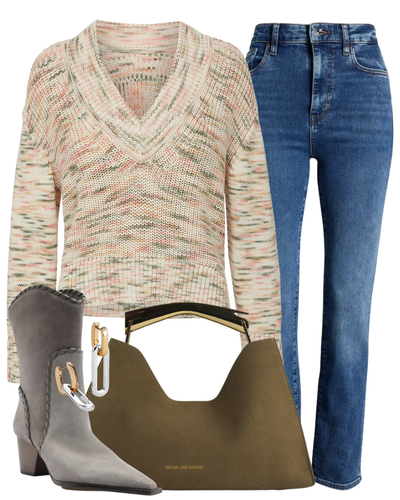 Anola V-Neck Sweater — Shop The Look | AMY Atelier