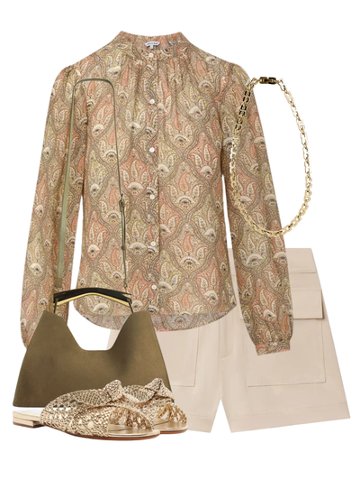 Ashlynn Paisley Silk Blouse — Shop The Look | AMY Atelier