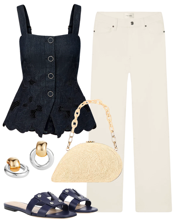 STL Mirielle Eyelet Tank Top