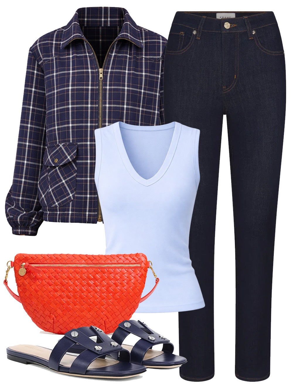 STL The Pencil Jean in Rinse 