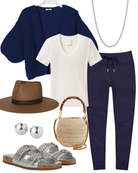 STL Maude U Neck Tee in Pashmina