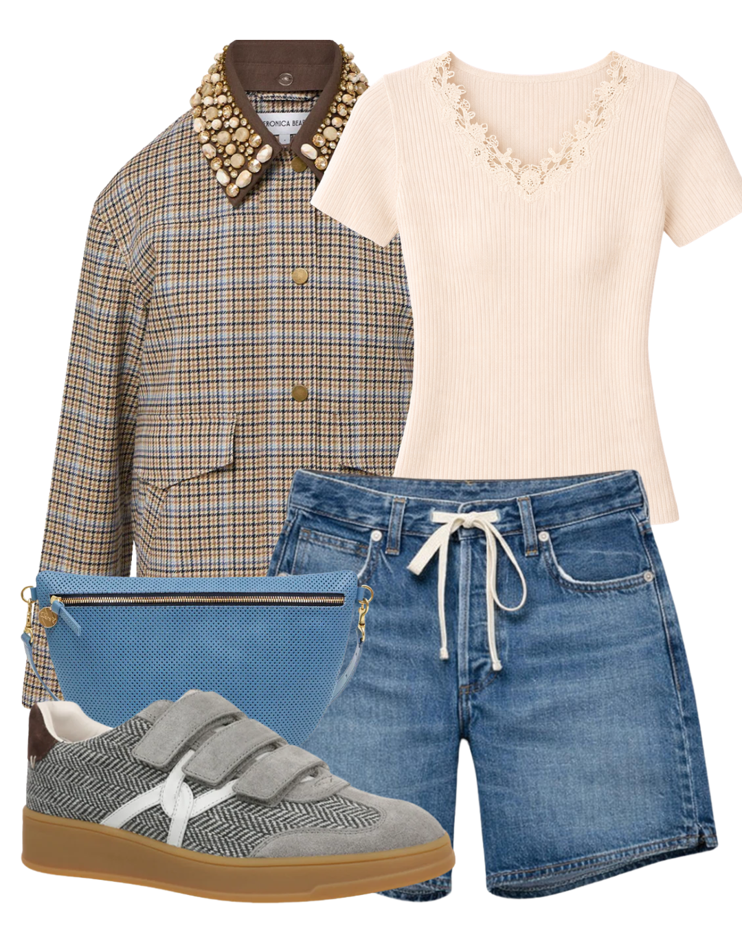 STL Celeste Knit Top with Lace