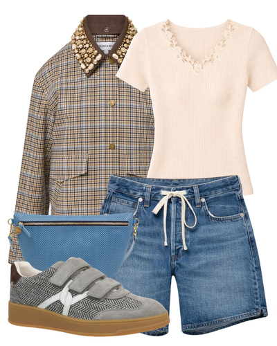 Celeste Knit Top with Lace — Shop The Look | AMY Atelier