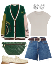 STL Long Line Bryce Cap Sleeve Tee in Bone 