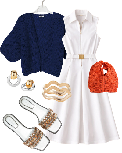 Faye Beaded Metallic Leather Flats — Shop The Look | AMY Atelier