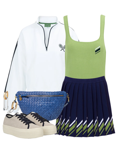 Garbine Knit Top In Meadow Green — Shop The Look | AMY Atelier