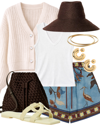 Gramercy Medium Bucket in Chocolate — Shop The Look | AMY Atelier