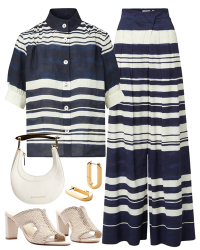 Heron Crossover Waistband Pant — Shop The Look | AMY Atelier