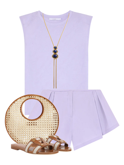 Nolween Pleated Short — Shop The Look | AMY Atelier