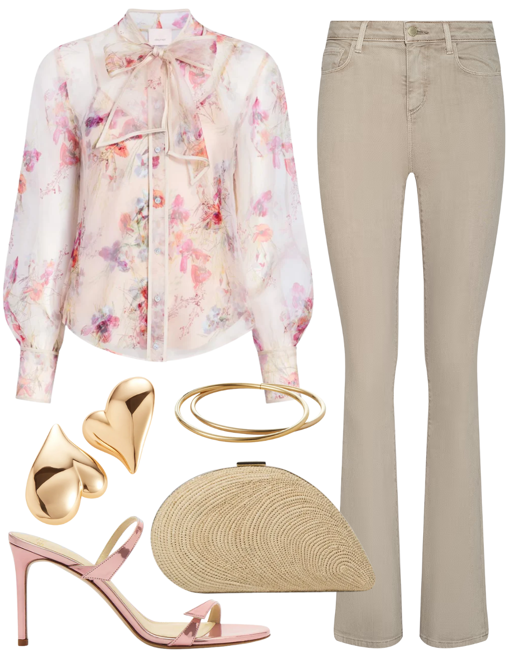 STL Iris Bouquet Farouz Top in oatmilk