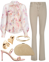 STL Iris Bouquet Farouz Top in oatmilk