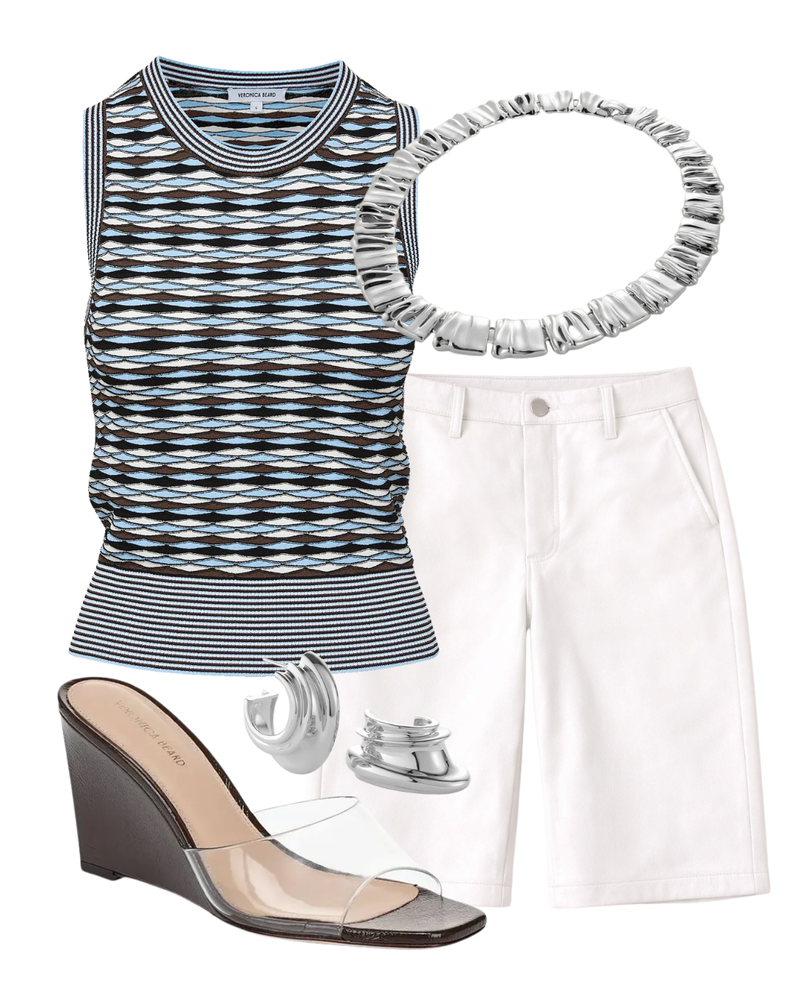 STL Jerrel Cropped Knit Tank Top