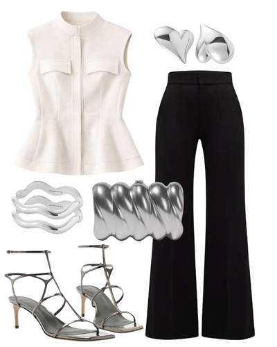 Kallin Cropped Wide-Leg Pants — Shop The Look | AMY Atelier