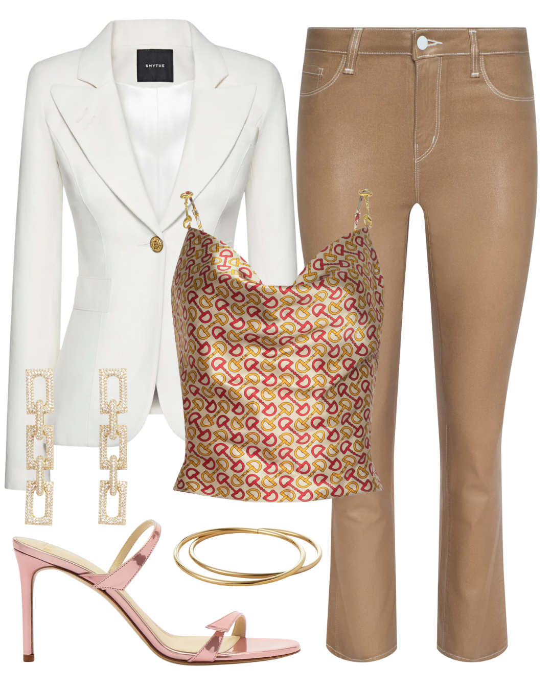  STL Tati Coated Bootcut Jean