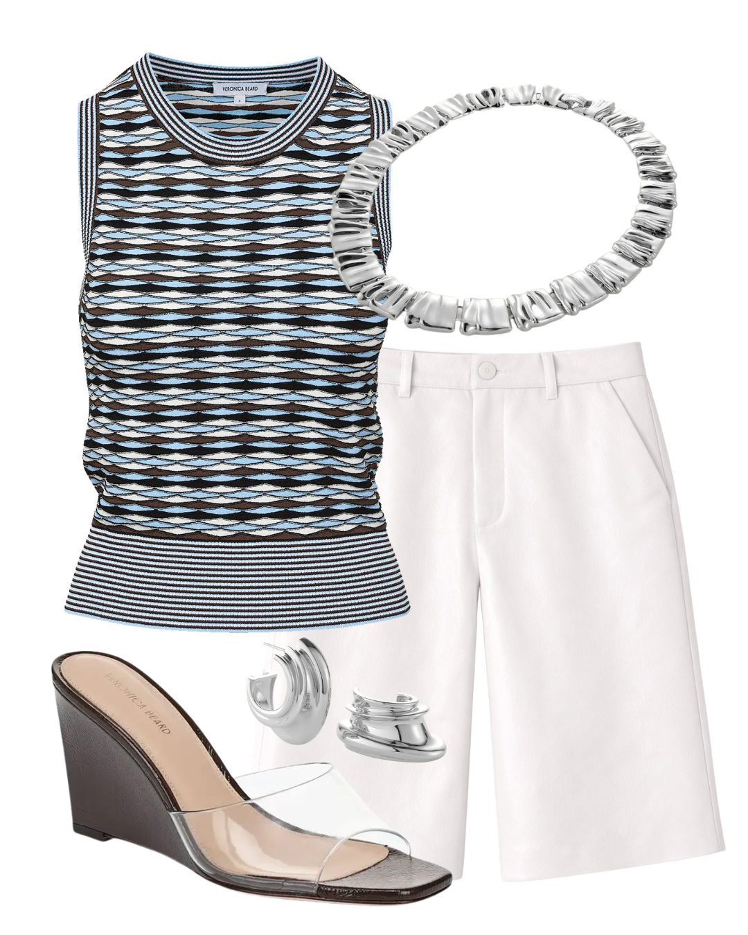 STL Leather Bermuda Shorts