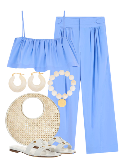 Naomy Ruffle Bustier — Shop The Look | AMY Atelier