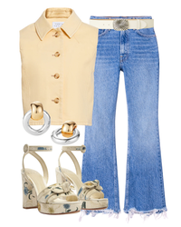 STL Parton Denim Top