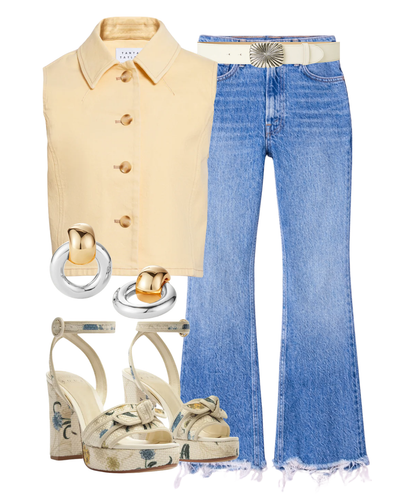 Parton Denim Top — Shop The Look | AMY Atelier