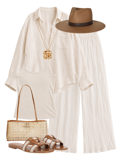 Naomi Bag In Copper Rattan — Shop The Look | AMY Atelier