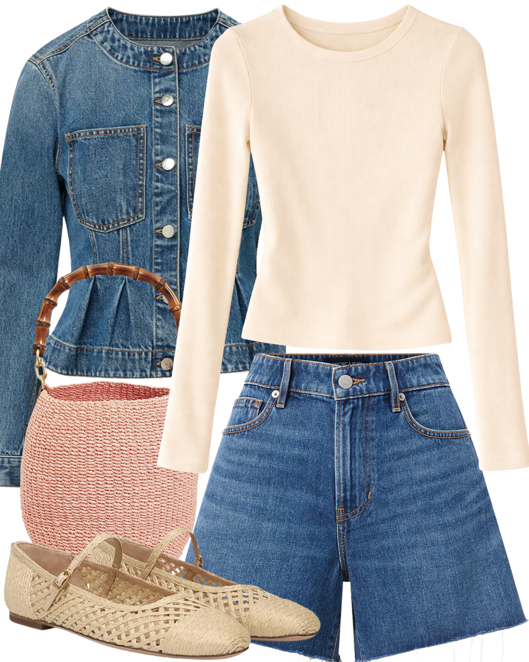 STL Quincy Long Sleeve Fitted Crewneck Tee