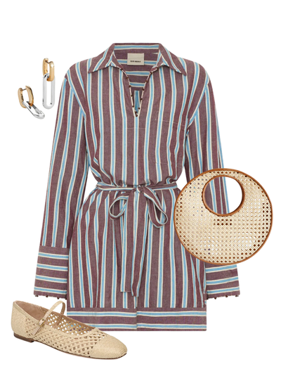 Sisyphus Stripe Mini Dress — Shop The Look | AMY Atelier