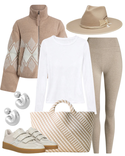 Supima Cotton New Classic Long Sleeve Tee in White — Shop The Look | AMY Atelier