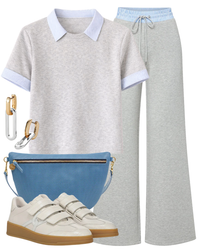 STL Stuyvesant Mixed Media Top