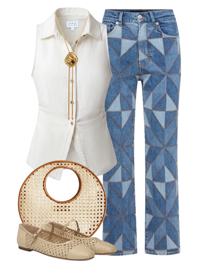 The Joanna Bolo with Citrine, Champagne Quartz, Smokey Topaz in Gold — Shop The Look | AMY Atelier