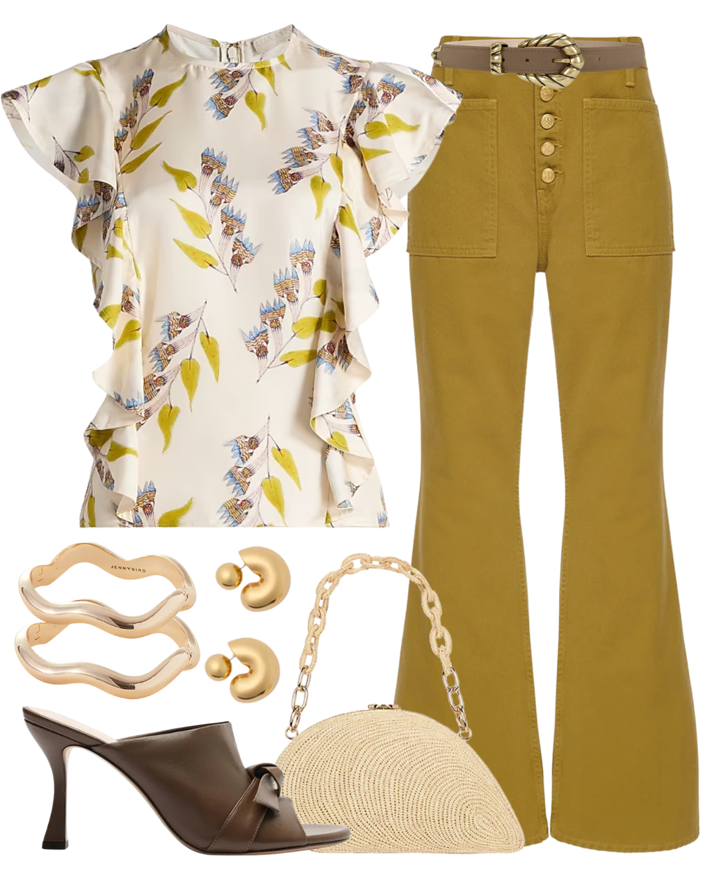 STL Infinite Flower Botanical Sleeveless Top