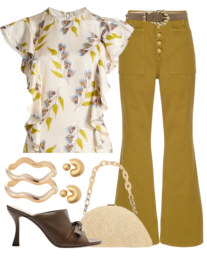 STL Infinite Flower Botanical Sleeveless Top