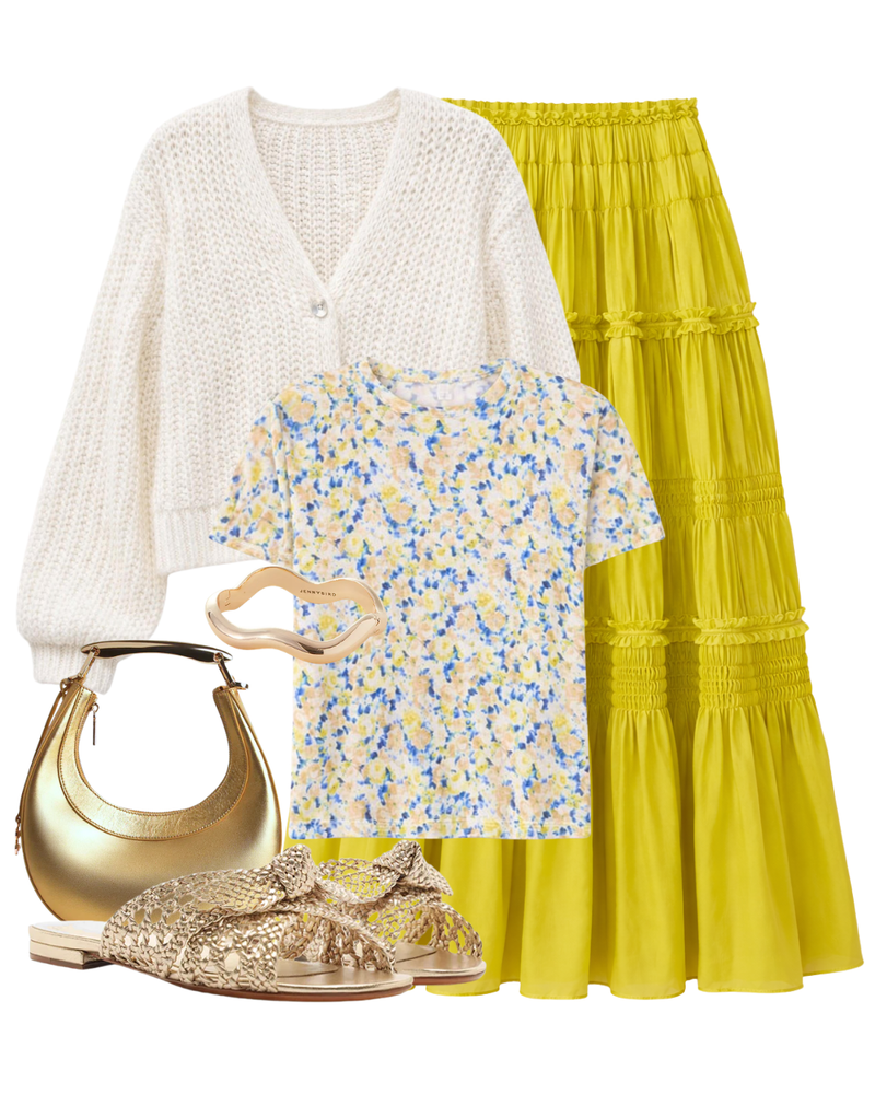 STL Virginie Silk Skirt