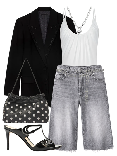 Whole Lot Zip Jean Short Bait And Switch — Shop The Look | AMY Atelier