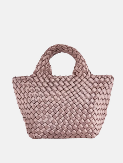St. Barths Petit Tote Satin in Lavender