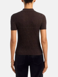 The Smocked Polo in Chestnut