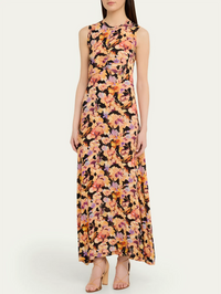 Lina Floral Jersey Maxi Dress