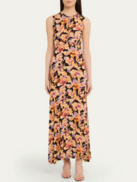 Lina Floral Jersey Maxi Dress