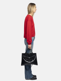 Jack Croco Bag in Black