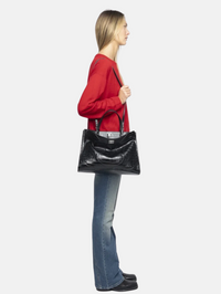 Jack Croco Bag in Black