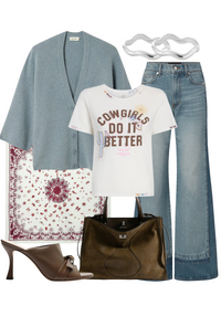 Damsville Cardigan in Orage Chine