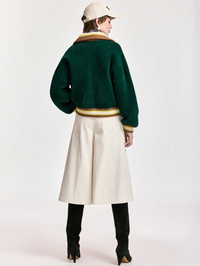 Kigi Corduroy Bermuda Pant in Mushroom Mood