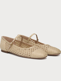 Ellie Raffia Mary Jane Flat