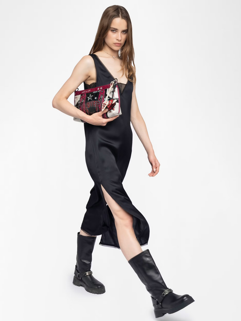 Renzo Satin Slip Dress