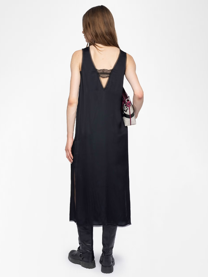Renzo Satin Slip Dress