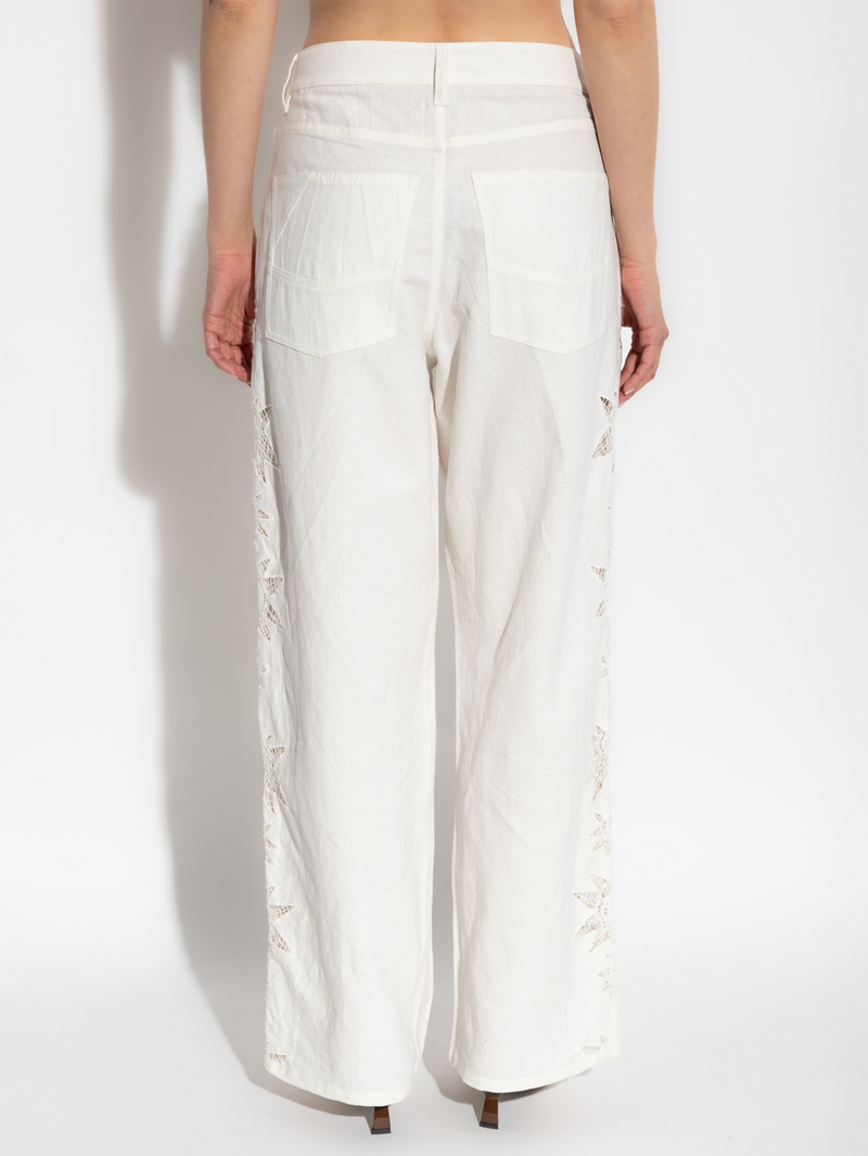 Elfy Linen Broderie Pant