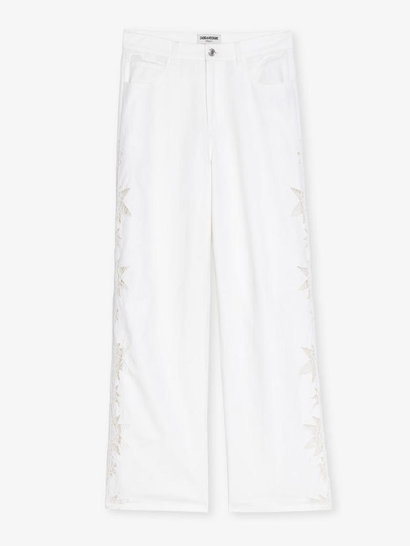 Elfy Linen Broderie Pant