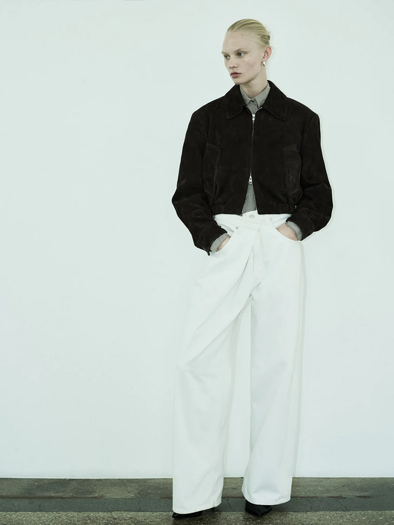 Vana Fold Jean in Milkshake