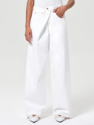 Vana Fold Jean in Milkshake