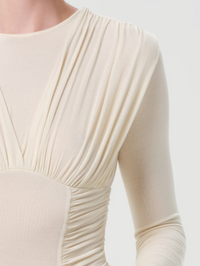 Abbi Bodysuit in Oat Milk