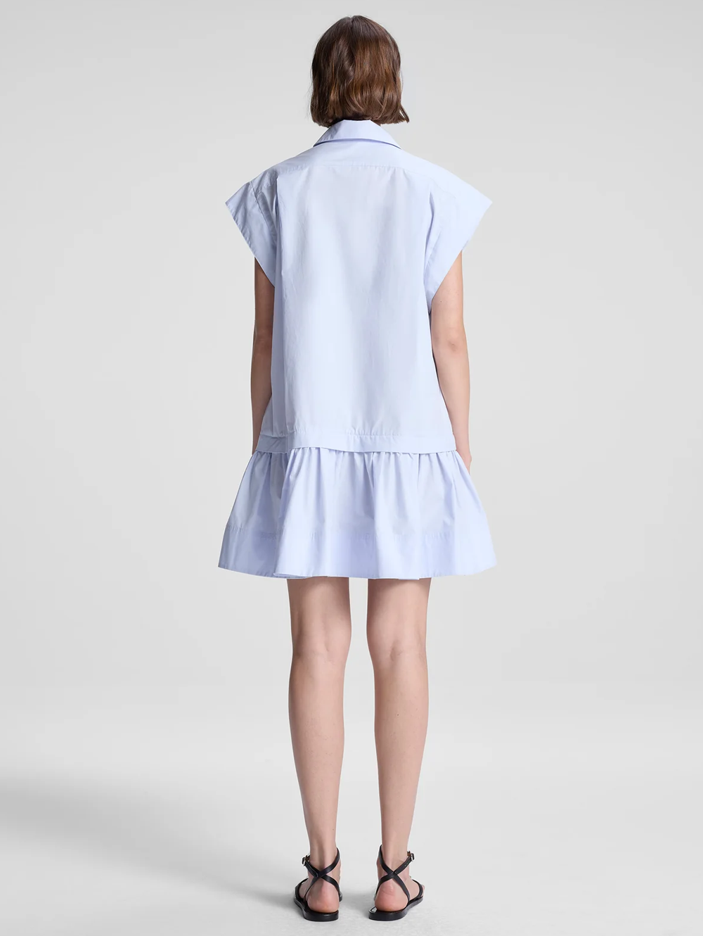 Brock Drop-Waist Shirtdress